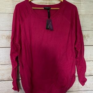 Lane Bryant Sweater size 14/16 Maroon New - NWT